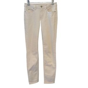 Two by Vince Camuto‎ White Straight Leg Jeans Size 26/2 Pre-owned